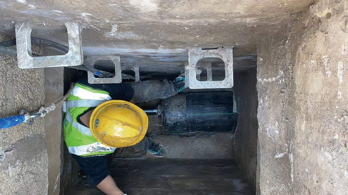 渝水HDPE短管内衬法